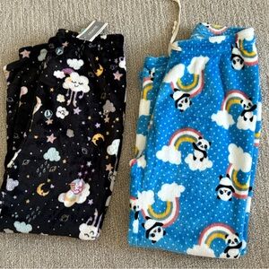 Colorful Pajama Pants Set with Fun Prints